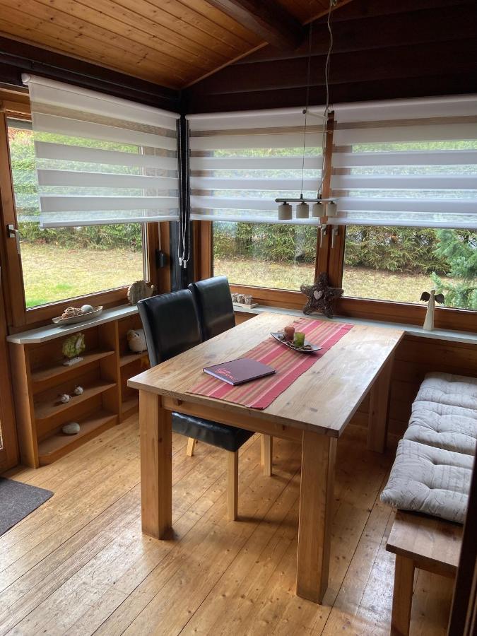 Вілла Blockhaus Ferienzauber Bromskirchen Екстер'єр фото