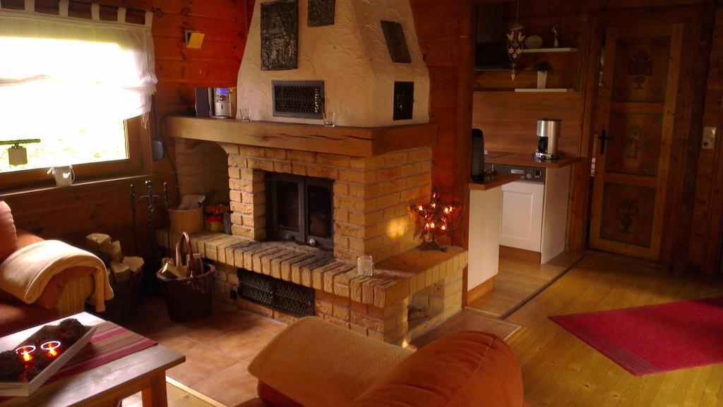 Вілла Blockhaus Ferienzauber Bromskirchen Екстер'єр фото